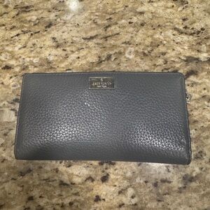 Kate Spade Charcoal Textured Wallet